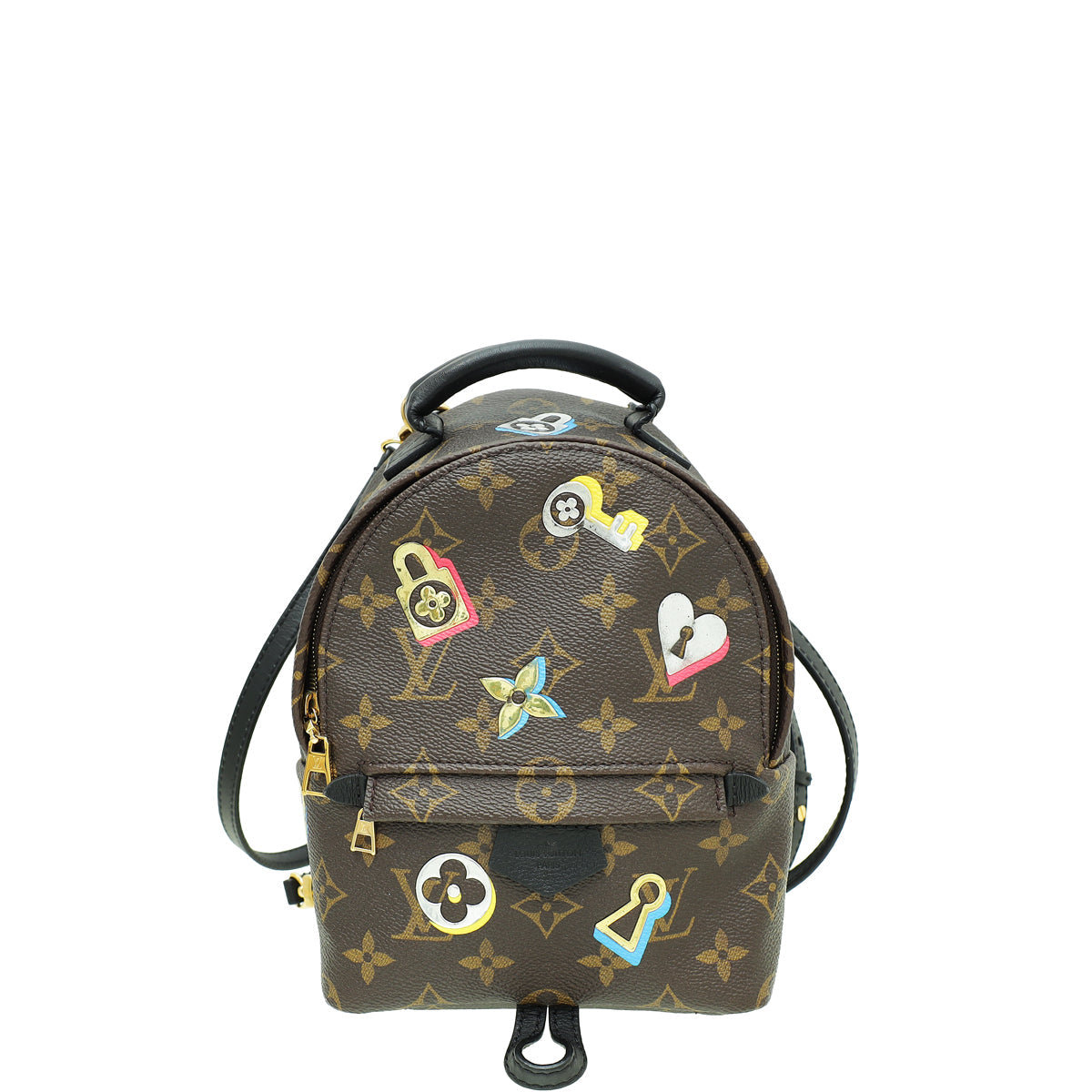 Louis Vuitton Monogram Multicolor Love Lock Palm Springs Backpack Mini Bag