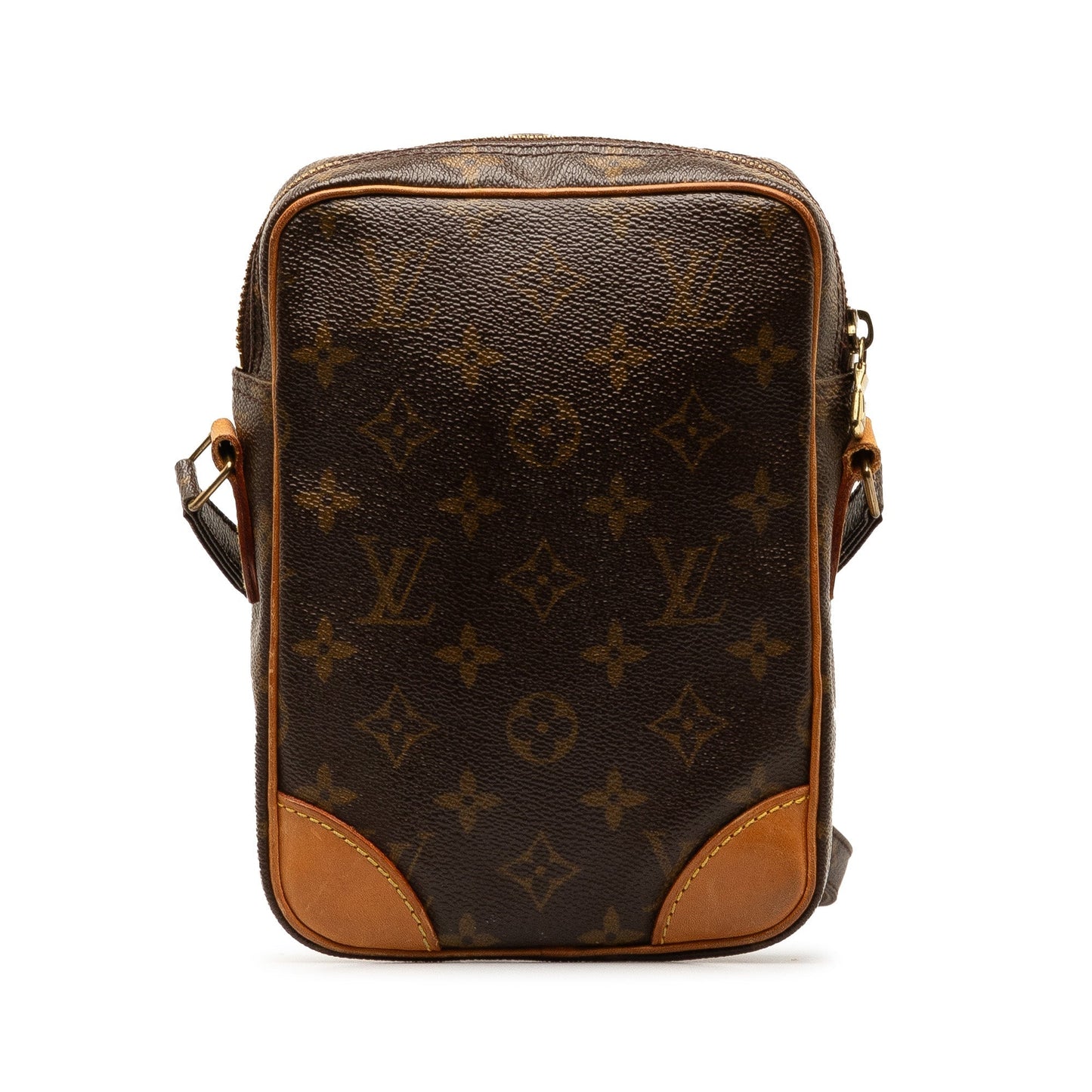 Brown Louis Vuitton Monogram Danube Crossbody Bag