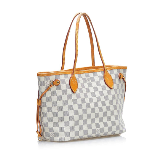 Louis Vuitton Damier Azur Neverfull PM (SHG-37912)