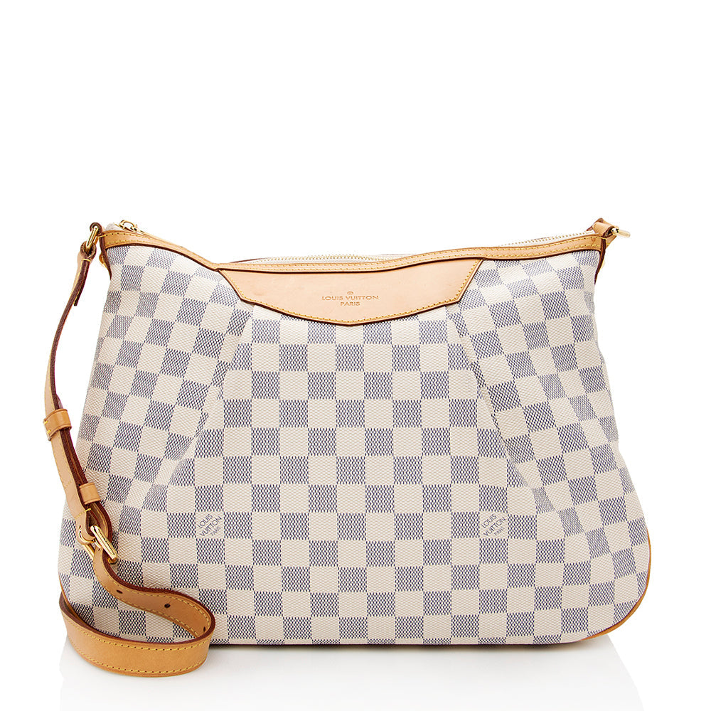 Louis Vuitton Damier Azur Siracusa MM Shoulder Bag (SHF-19920)