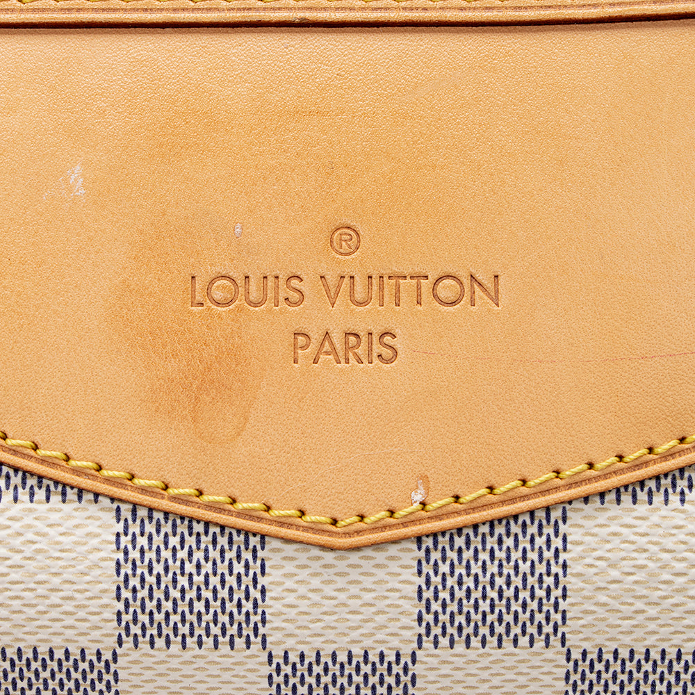 Louis Vuitton Damier Azur Siracusa MM Shoulder Bag (SHF-19920)