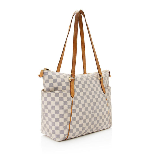 Louis Vuitton Damier Azur Totally MM Tote (SHF-21456)