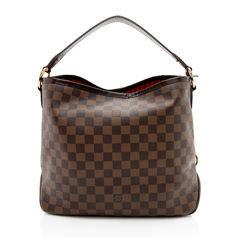 Louis Vuitton Damier Ebene Delightful PM Shoulder Bag (SHF-23671)