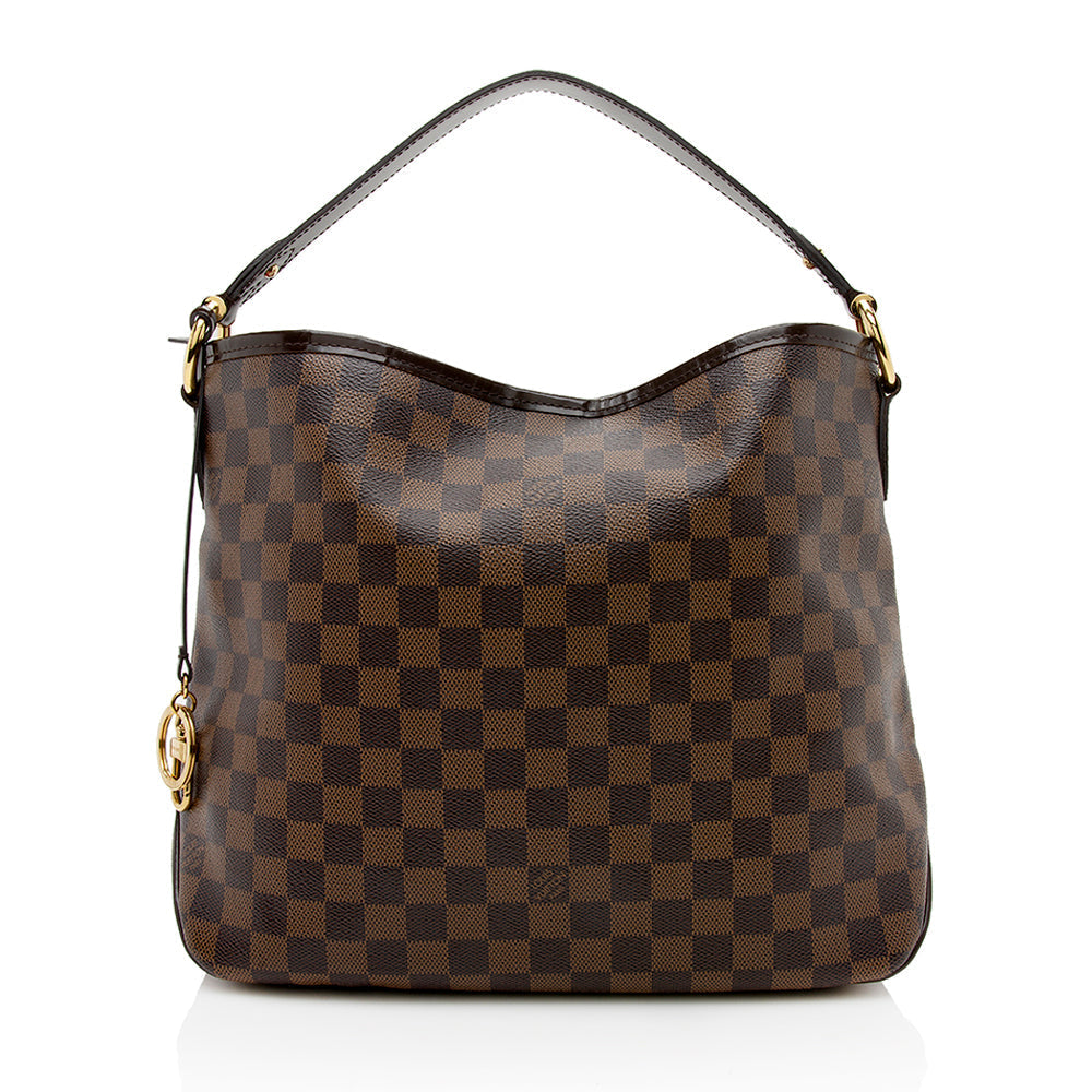 Louis Vuitton Damier Ebene Delightful PM Shoulder Bag (SHF-23671)