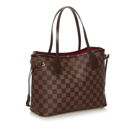 Louis Vuitton Damier Ebene Neverfull PM (SHG-36721)