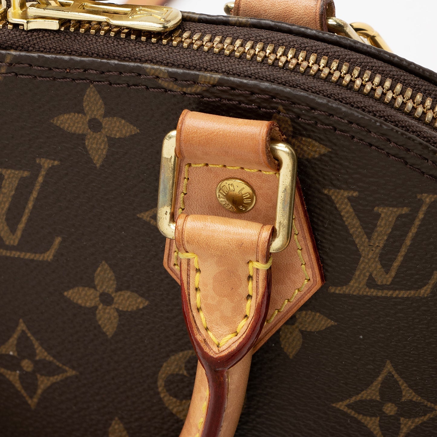 Louis Vuitton Monogram Canvas Alma BB Satchel (SHF-22501)