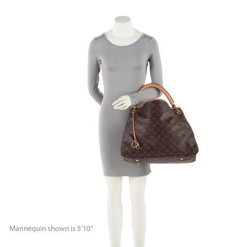 Louis Vuitton Monogram Canvas Artsy MM Shoulder Bag (SHF-23424)