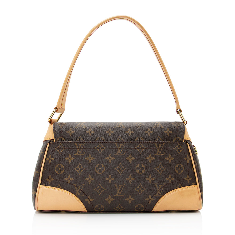 Louis Vuitton Monogram Canvas Beverly MM Shoulder Bag (SHF-21445)