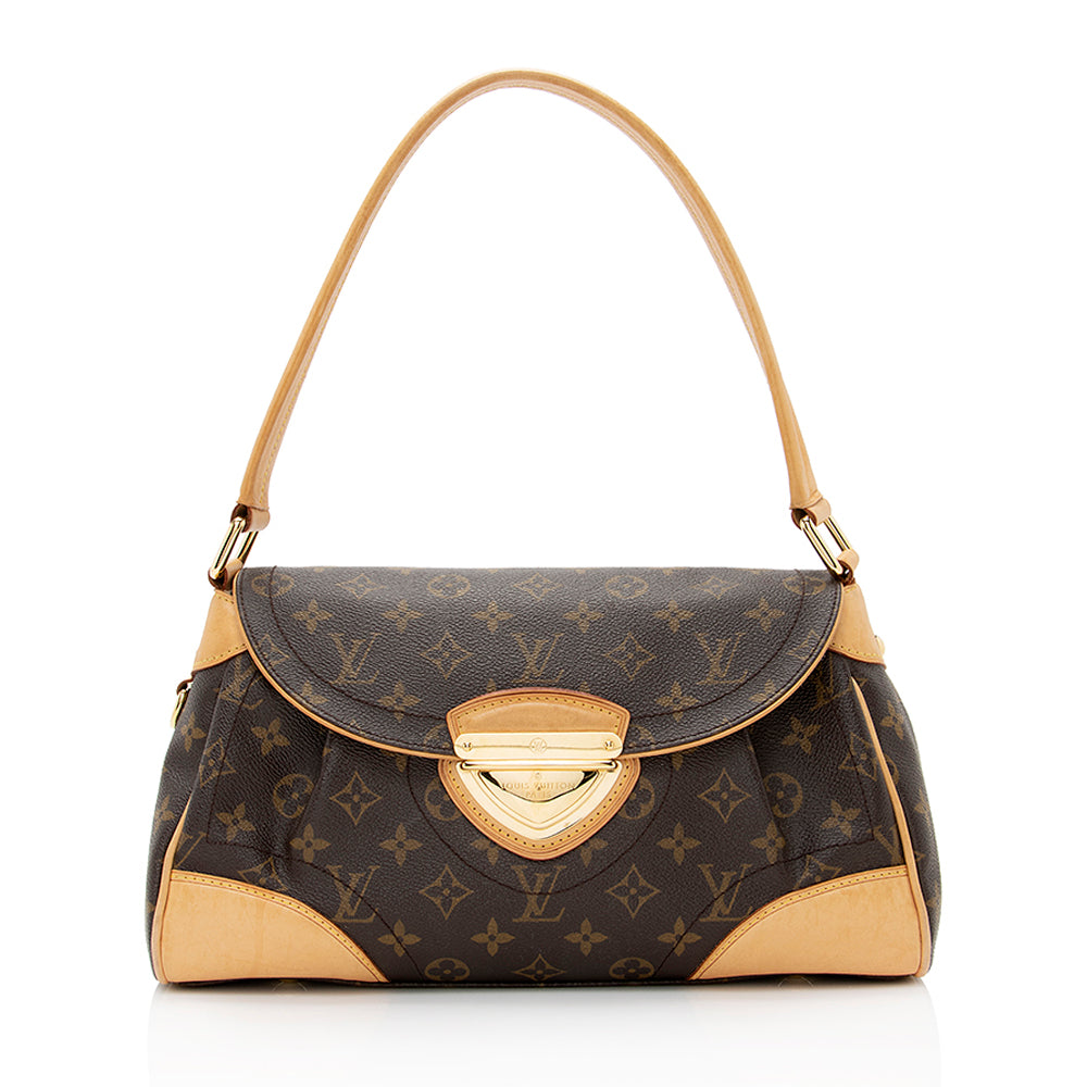 Louis Vuitton Monogram Canvas Beverly MM Shoulder Bag (SHF-21445)