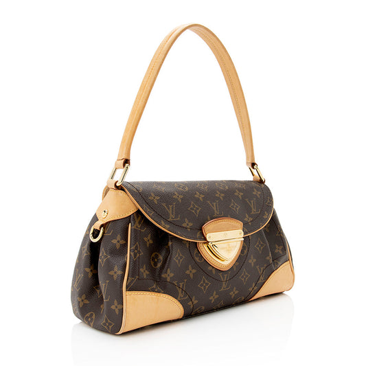 Louis Vuitton Monogram Canvas Beverly MM Shoulder Bag (SHF-21445)