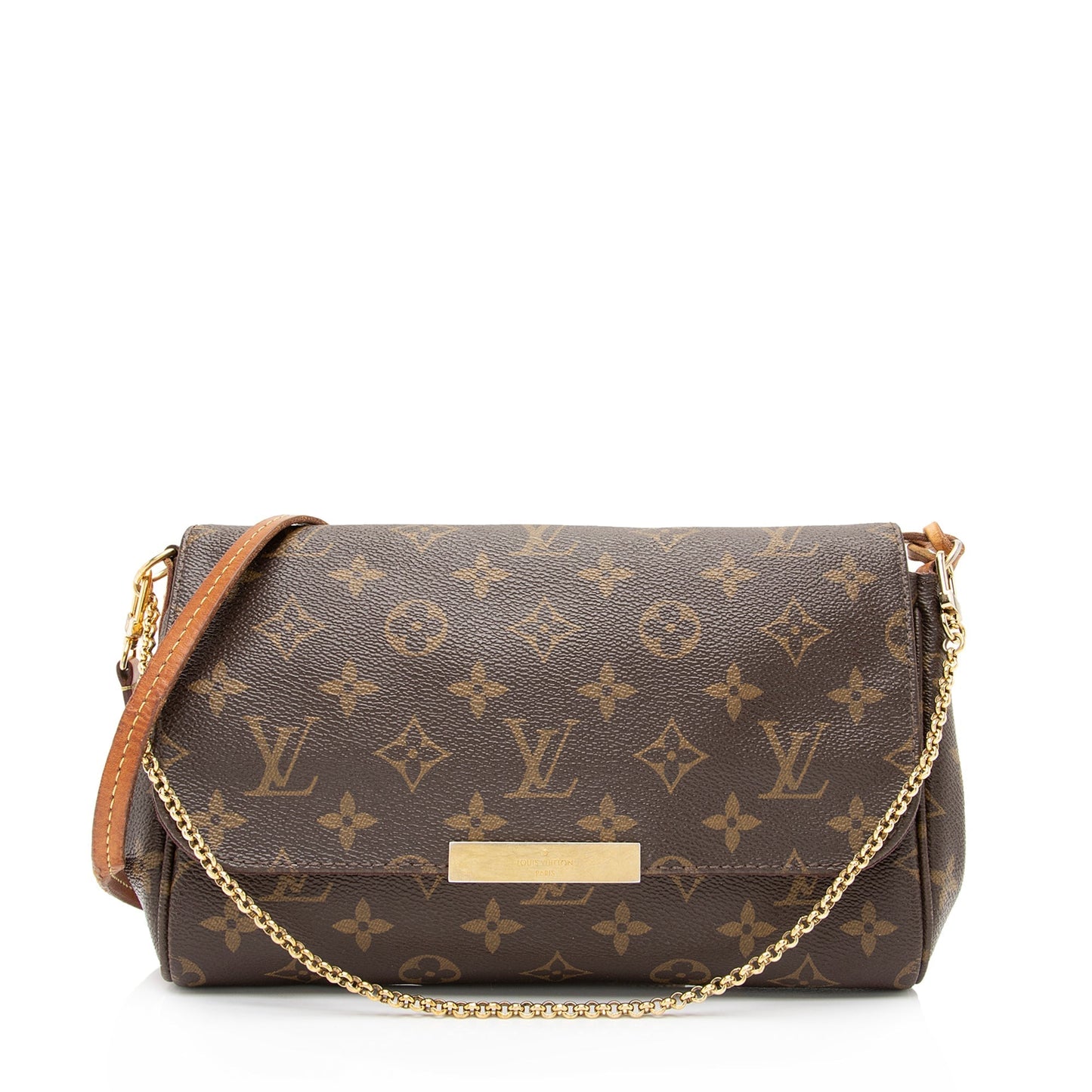 Louis Vuitton Monogram Canvas Favorite MM Shoulder Bag (SHF-n2ua1r)