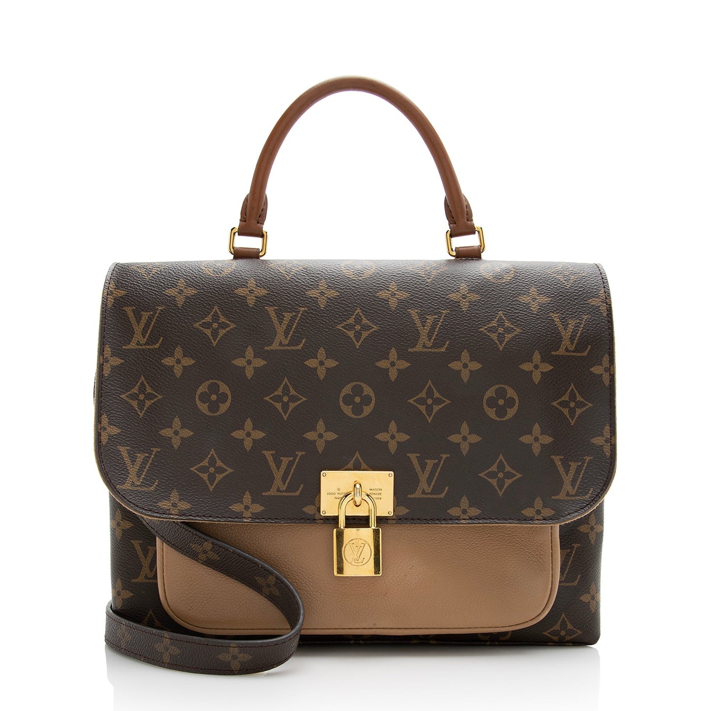 Louis Vuitton Monogram Canvas Marignan Messenger Bag (SHF-22435)