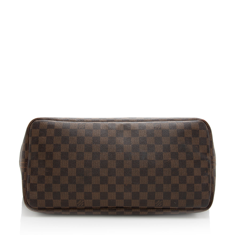 Louis Vuitton Damier Ebene Neverfull GM Tote (SHF-20603)