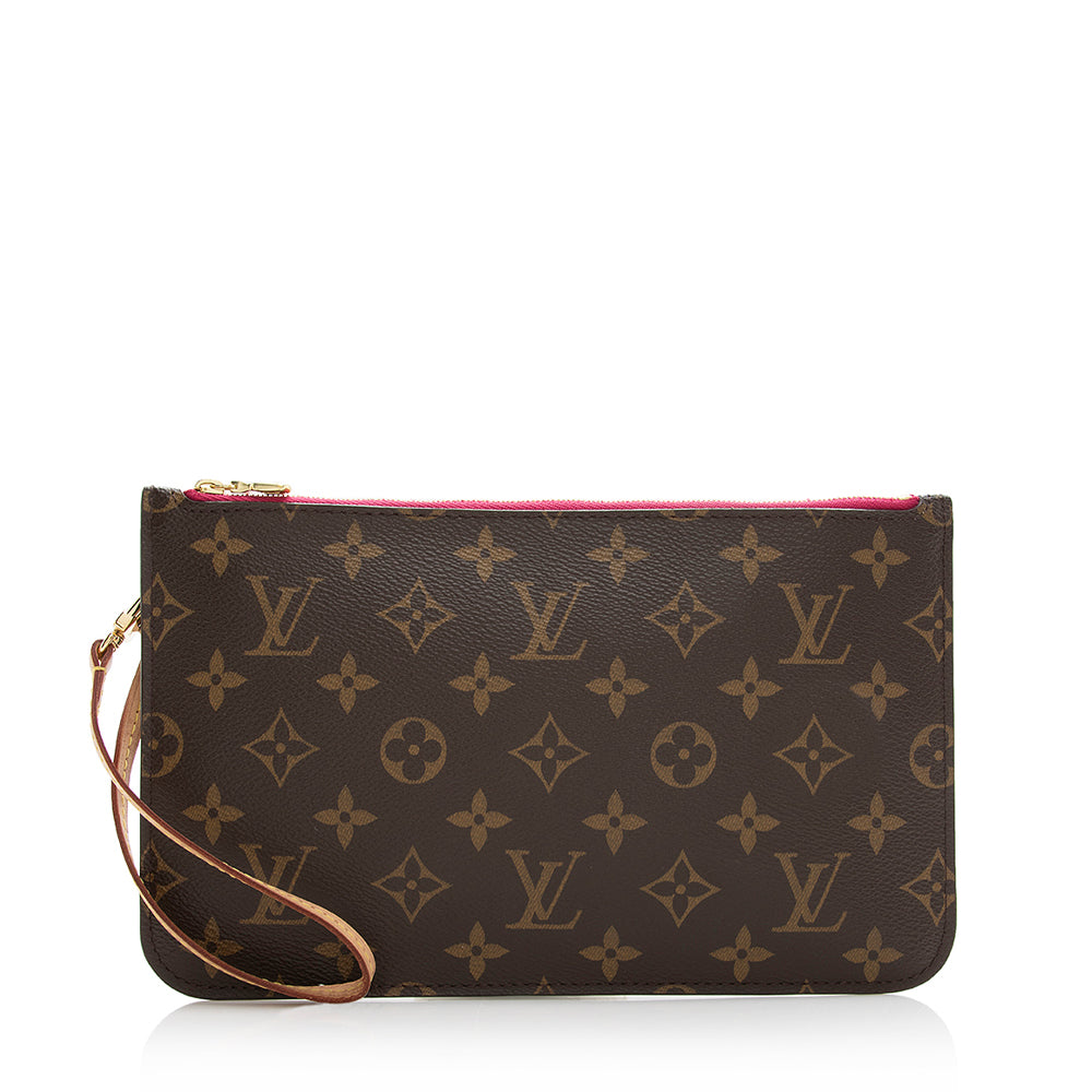 Louis Vuitton Monogram Canvas Neverfull MM Pochette (SHF-21468)