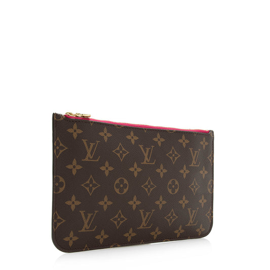 Louis Vuitton Monogram Canvas Neverfull MM Pochette (SHF-21468)