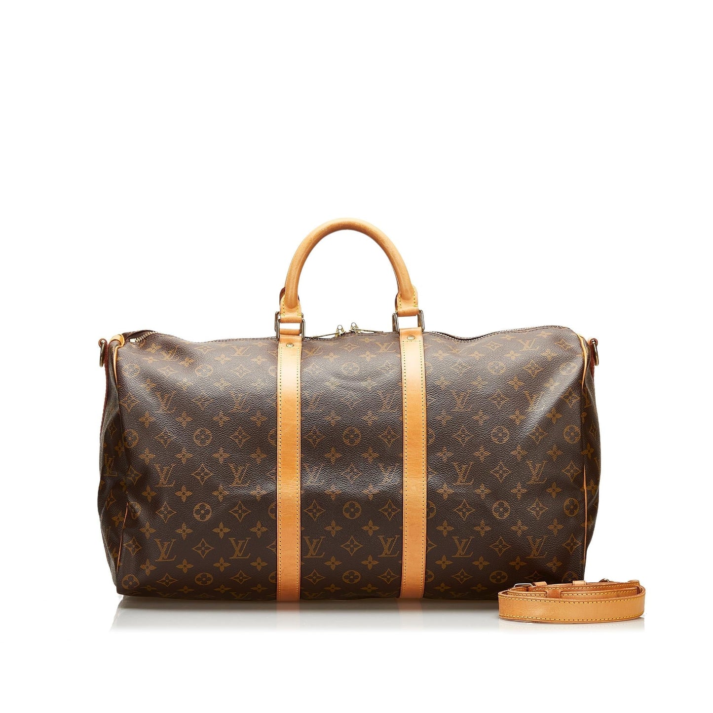 Louis Vuitton Monogram Keepall Bandouliere 50 (SHG-35924)