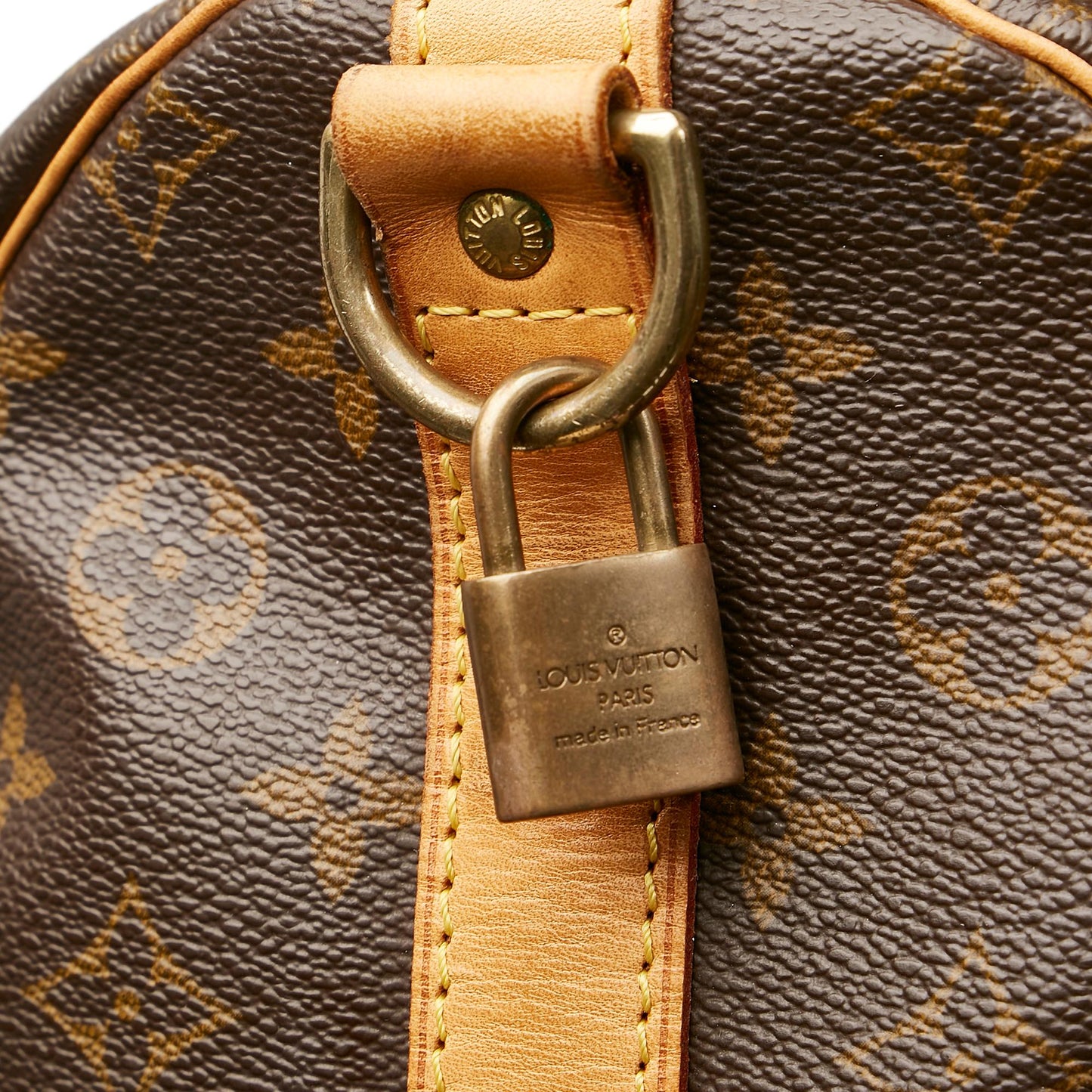 Louis Vuitton Monogram Keepall Bandouliere 55 (SHG-35656)