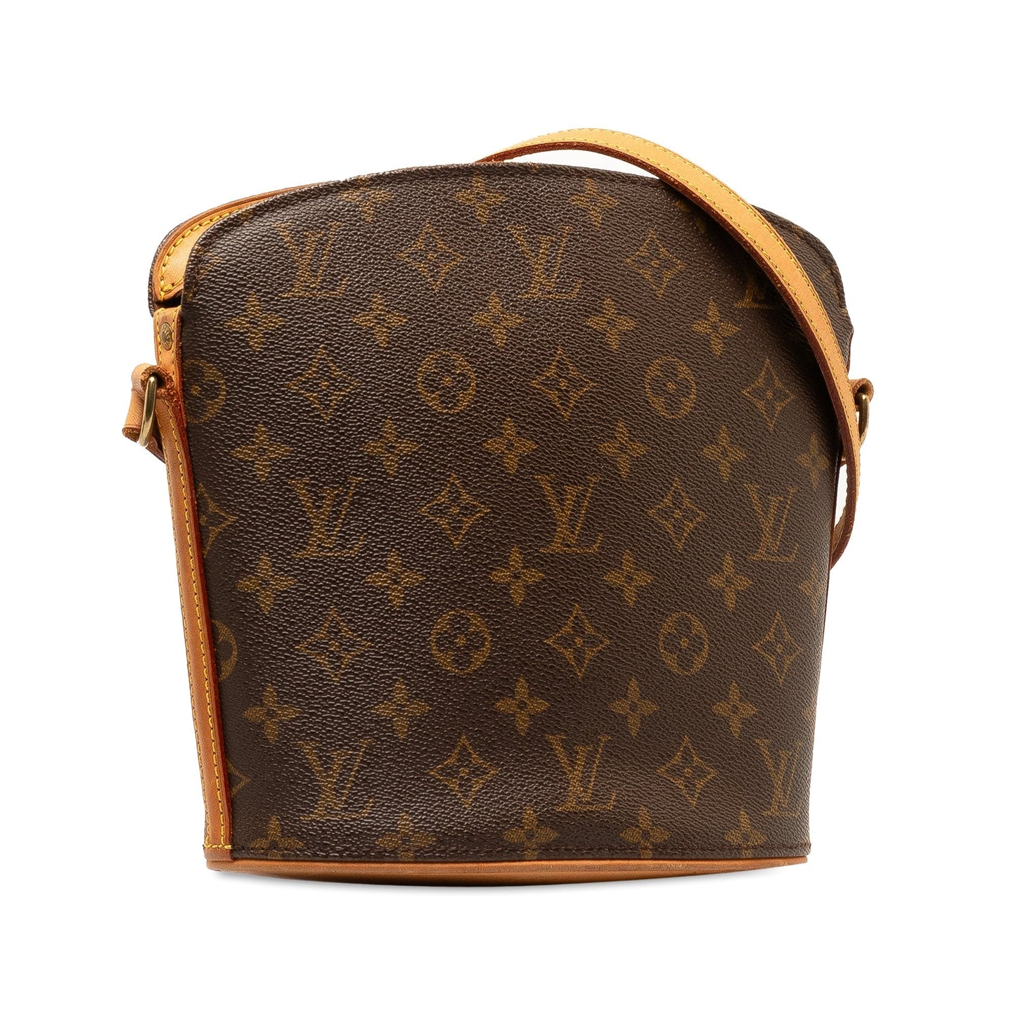 Brown Louis Vuitton Monogram Drouot Crossbody Bag