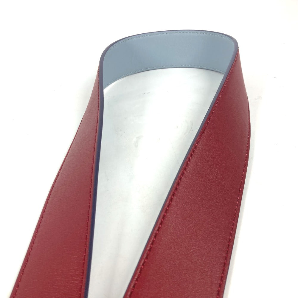 FENDI Shoulder strap leather Red Strap you