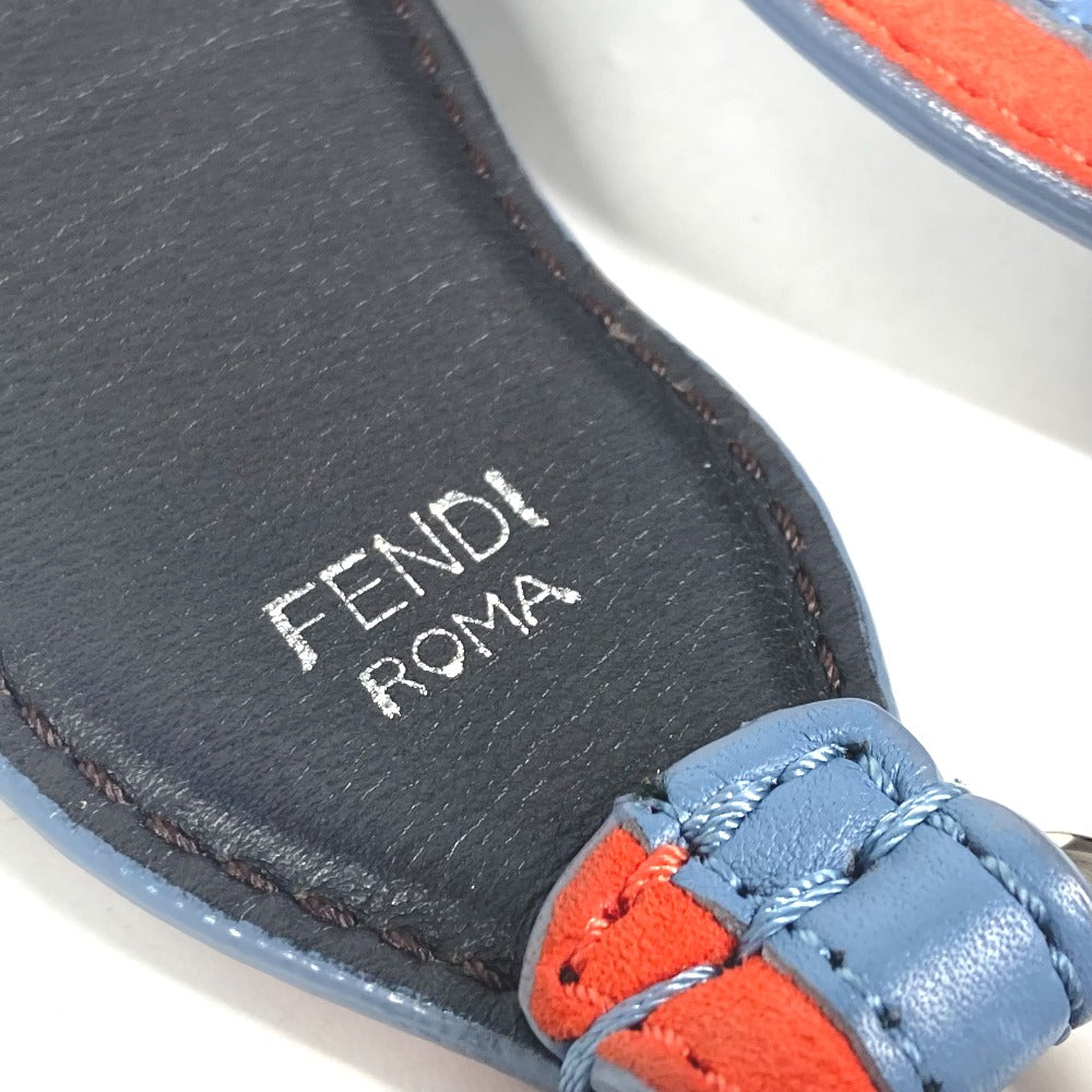 FENDI Shoulder strap Leather / suede Orange Strap you