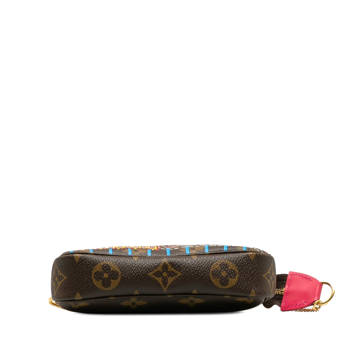 Brown Louis Vuitton Monogram Vivienne Christmas Print Mini Pochette Accessoires Shoulder Bag