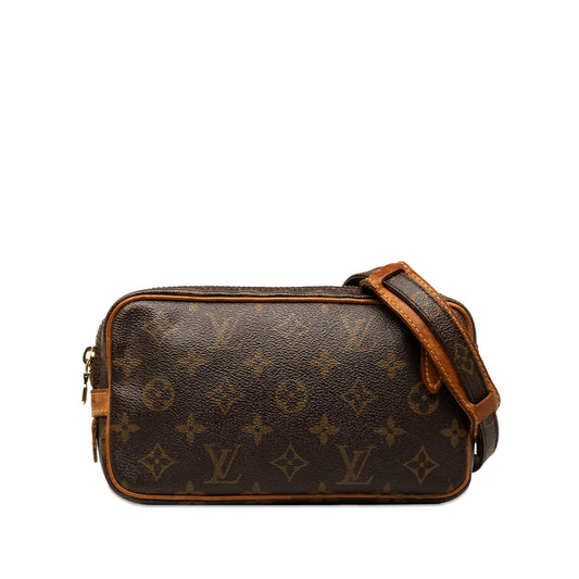 Brown Louis Vuitton Monogram Pochette Marly Bandouliere Crossbody Bag