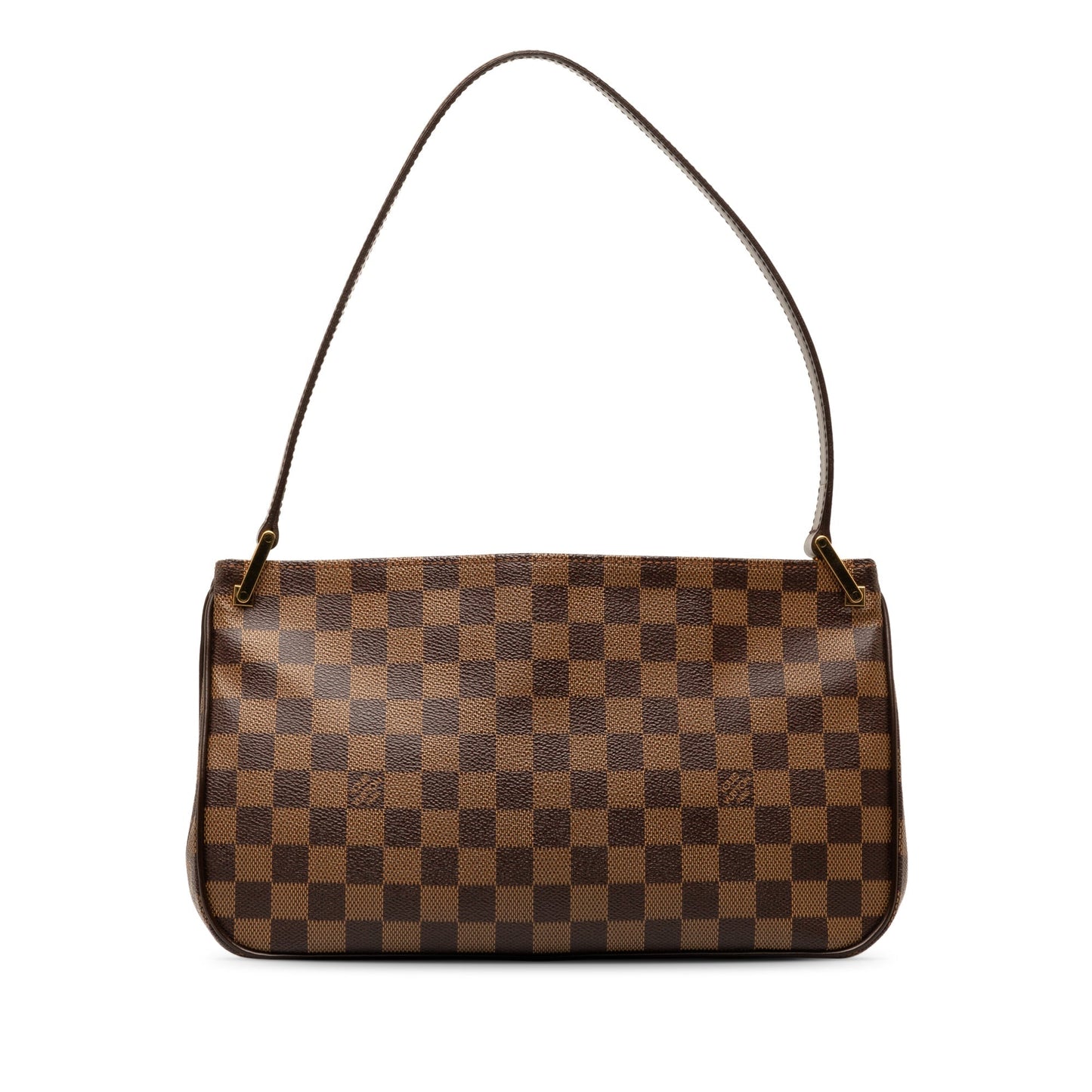 Brown Louis Vuitton Damier Ebene Aubagne Shoulder Bag