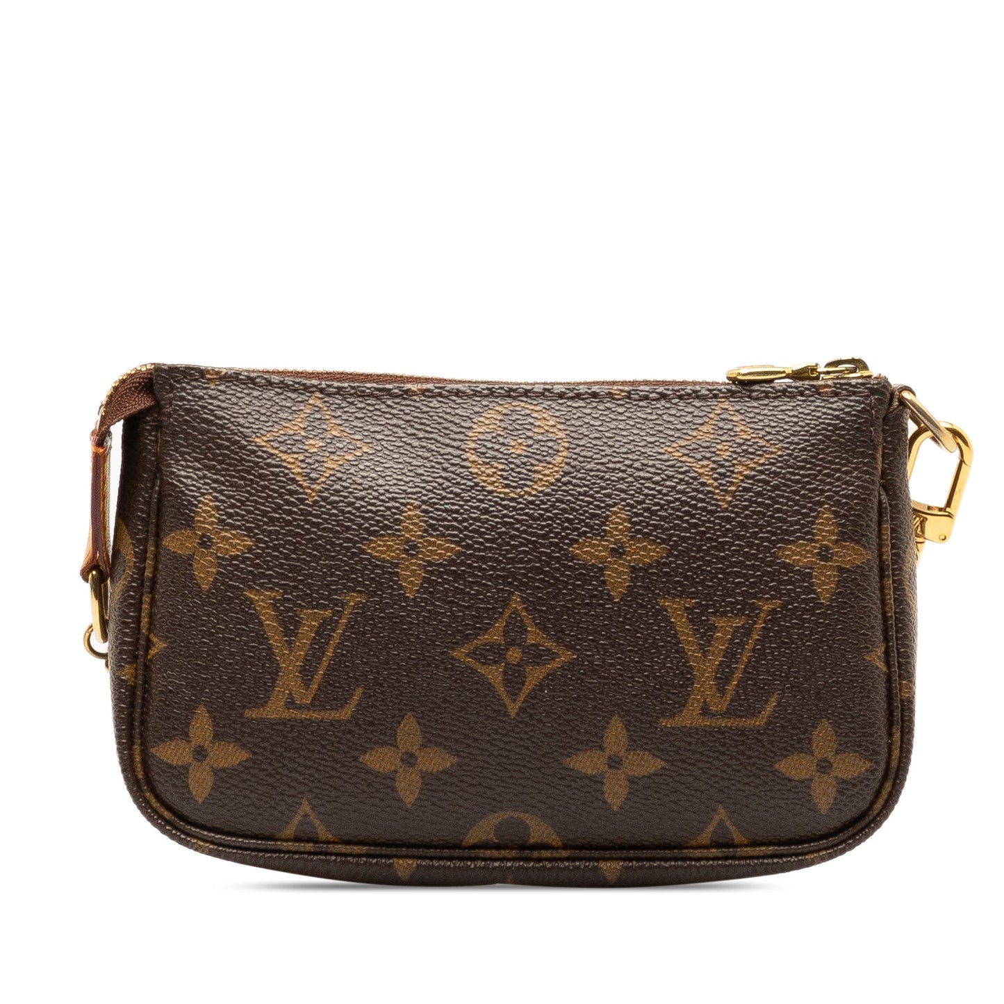 Brown Louis Vuitton Monogram Mini Pochette Accessoires Shoulder Bag