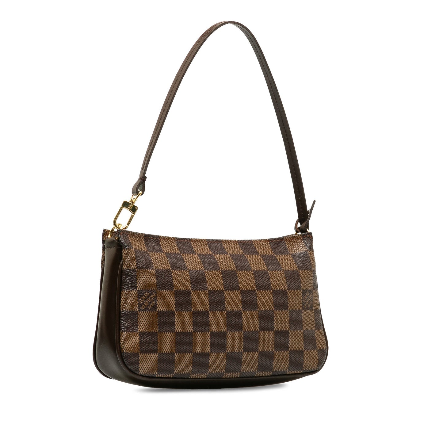 Brown Louis Vuitton Damier Ebene Navona Shoulder Bag