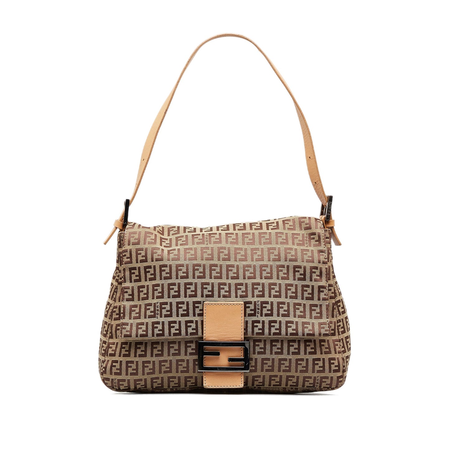 FENDI Zucchino Mamma Forever Shoulder Bag