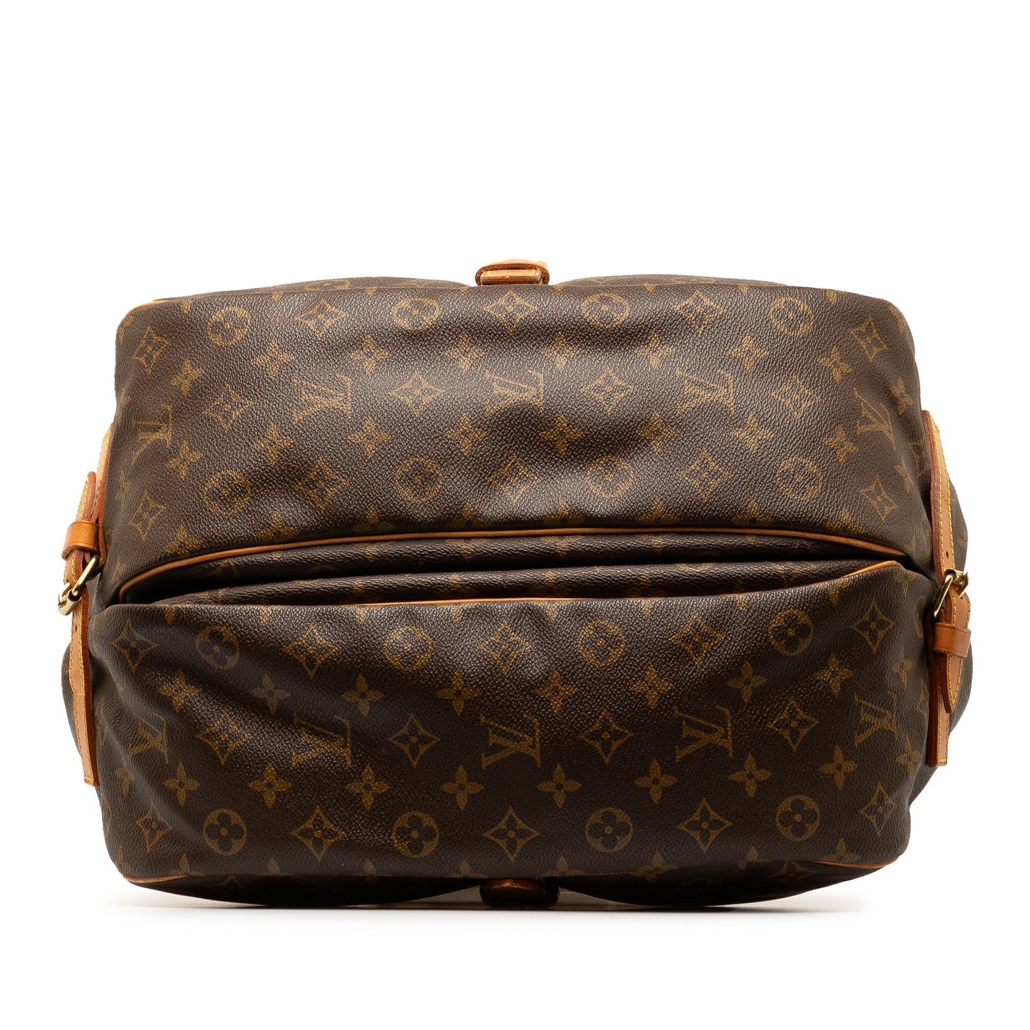 Brown Louis Vuitton Monogram Saumur 35 Crossbody Bag