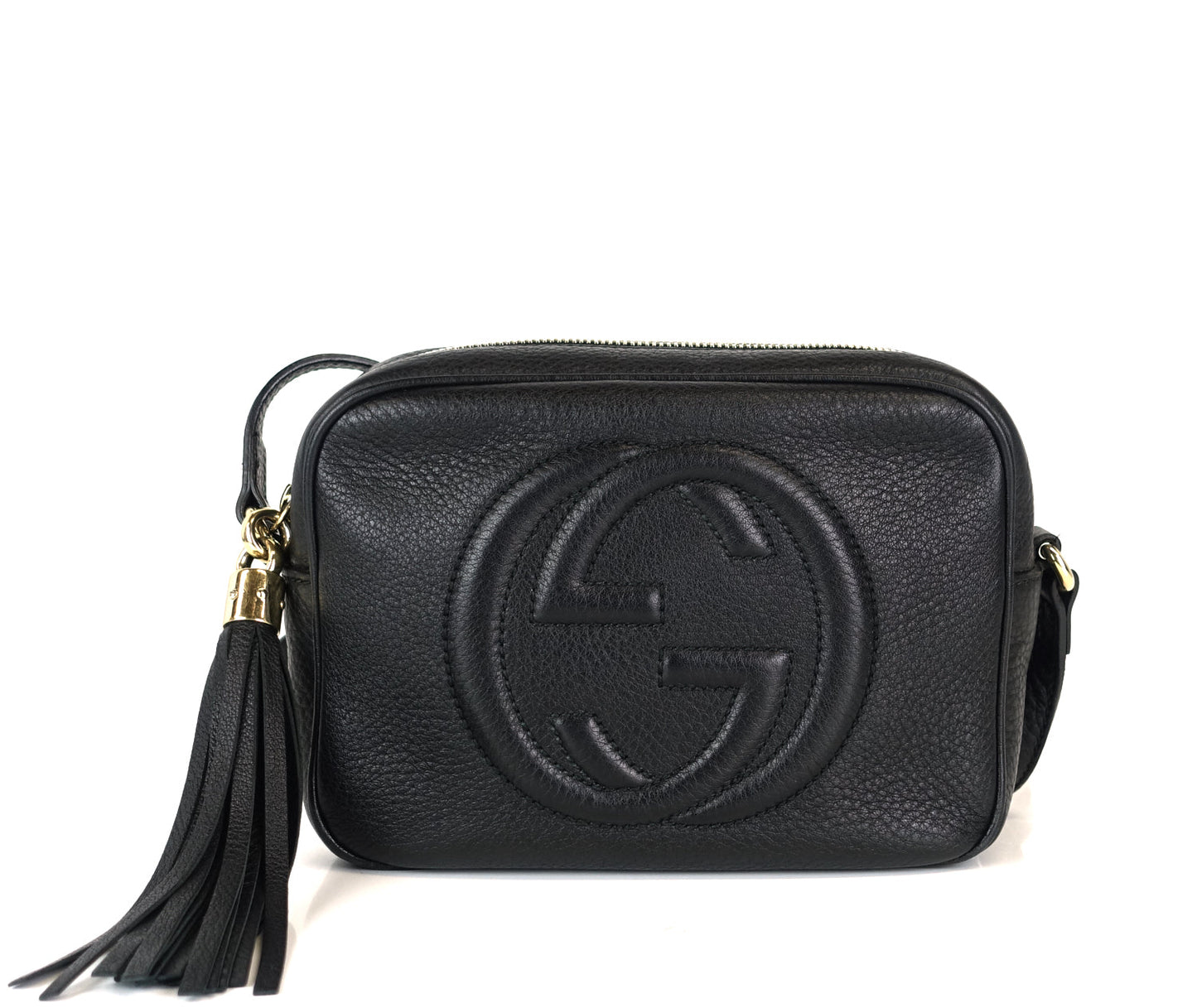 Soho Disco Grained Leather Small Crossbody Bag