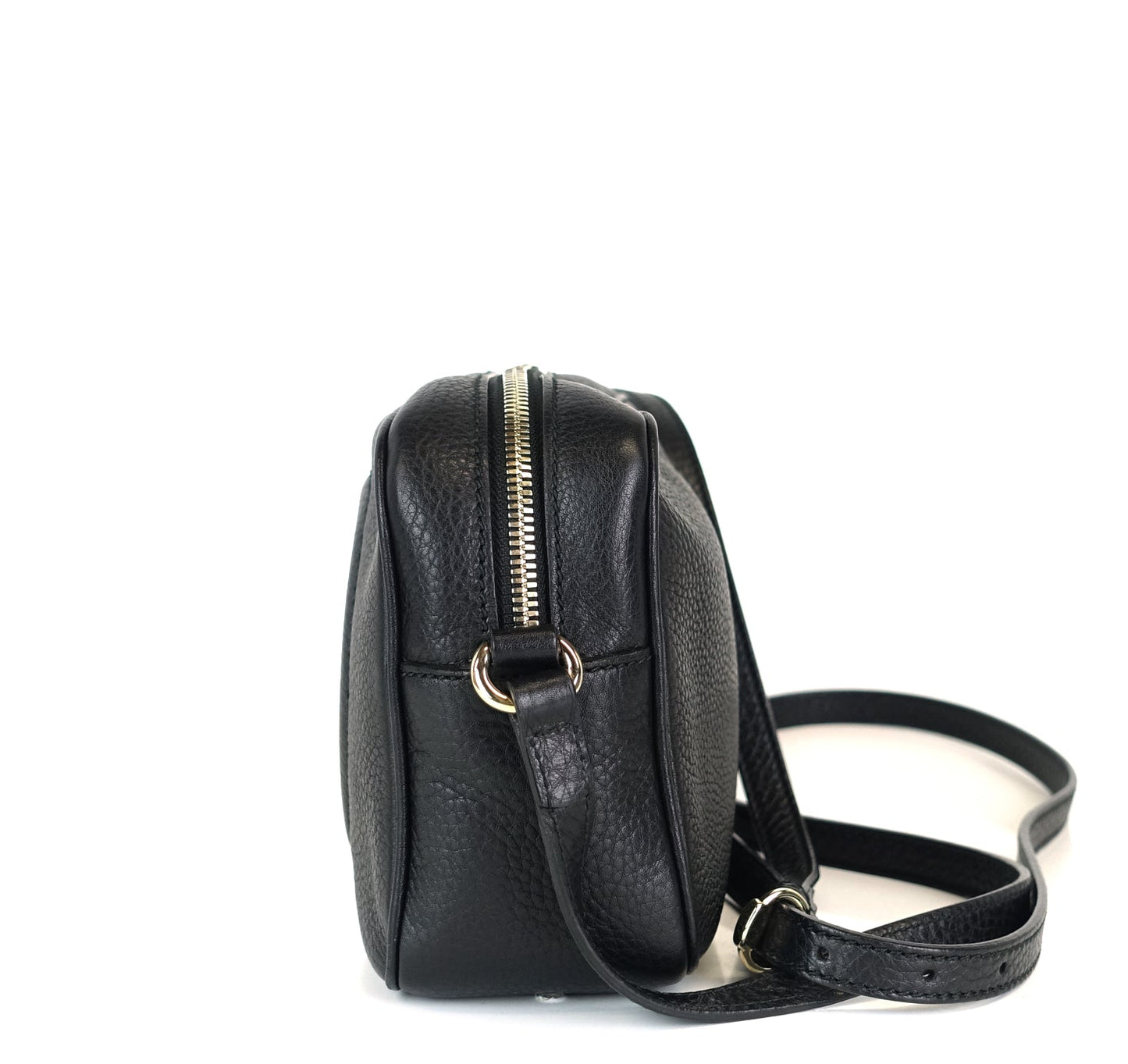 Soho Disco Grained Leather Small Crossbody Bag