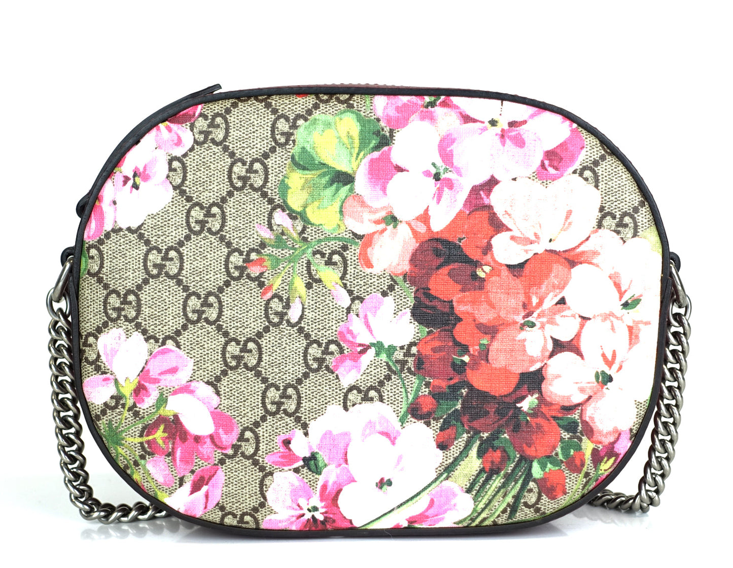 Blooms Monogram Coated Canvas Mini Crossbody Bag