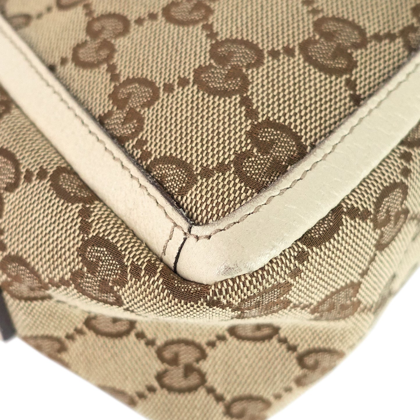 Abbey D-Ring Monogram Canvas Pochette Bag