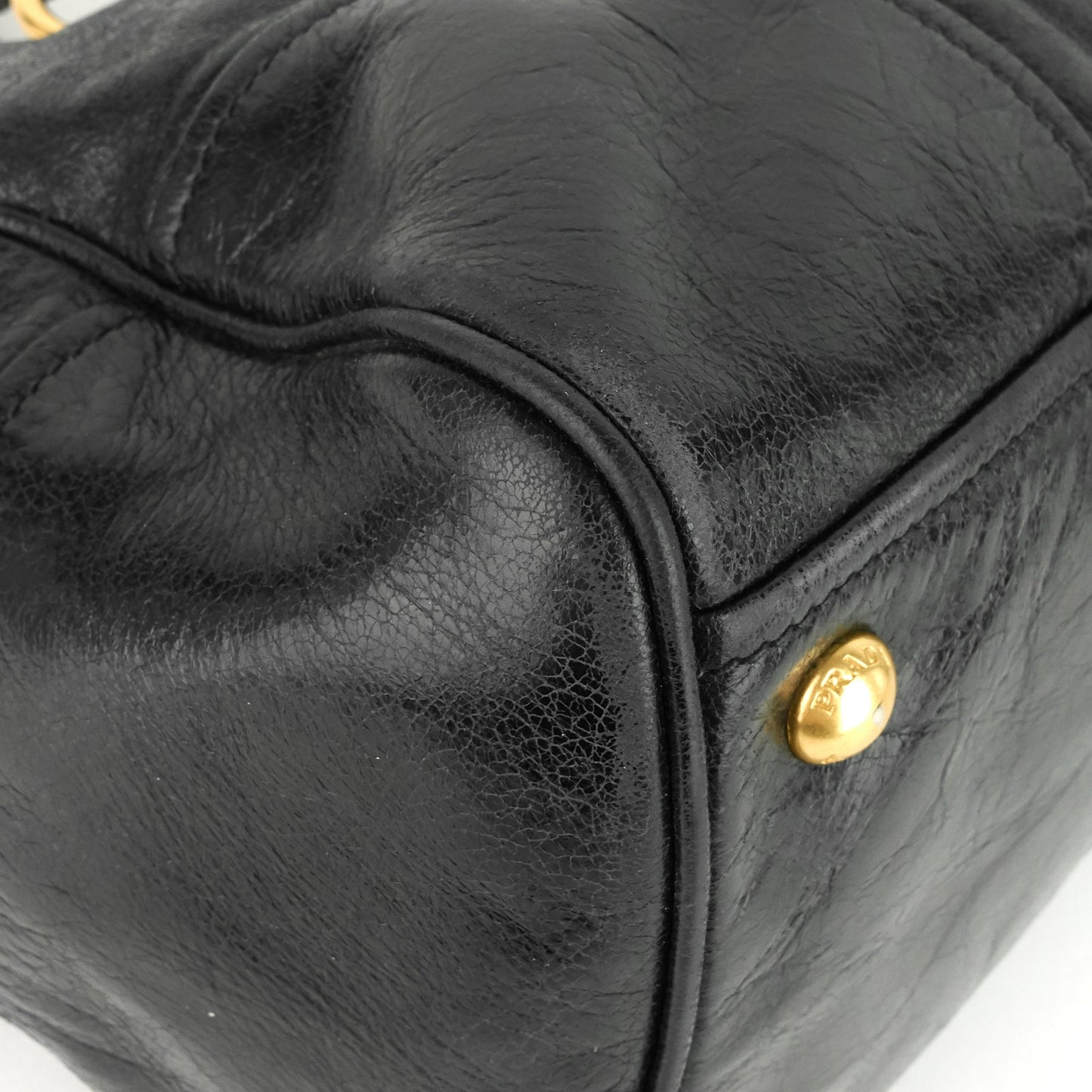 2-Way Glazed Leather Bag