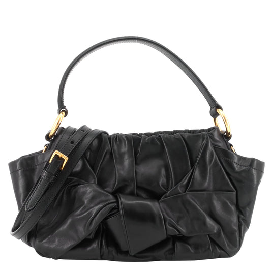 Dressy New Look Nappa Leather Shoulder Bag