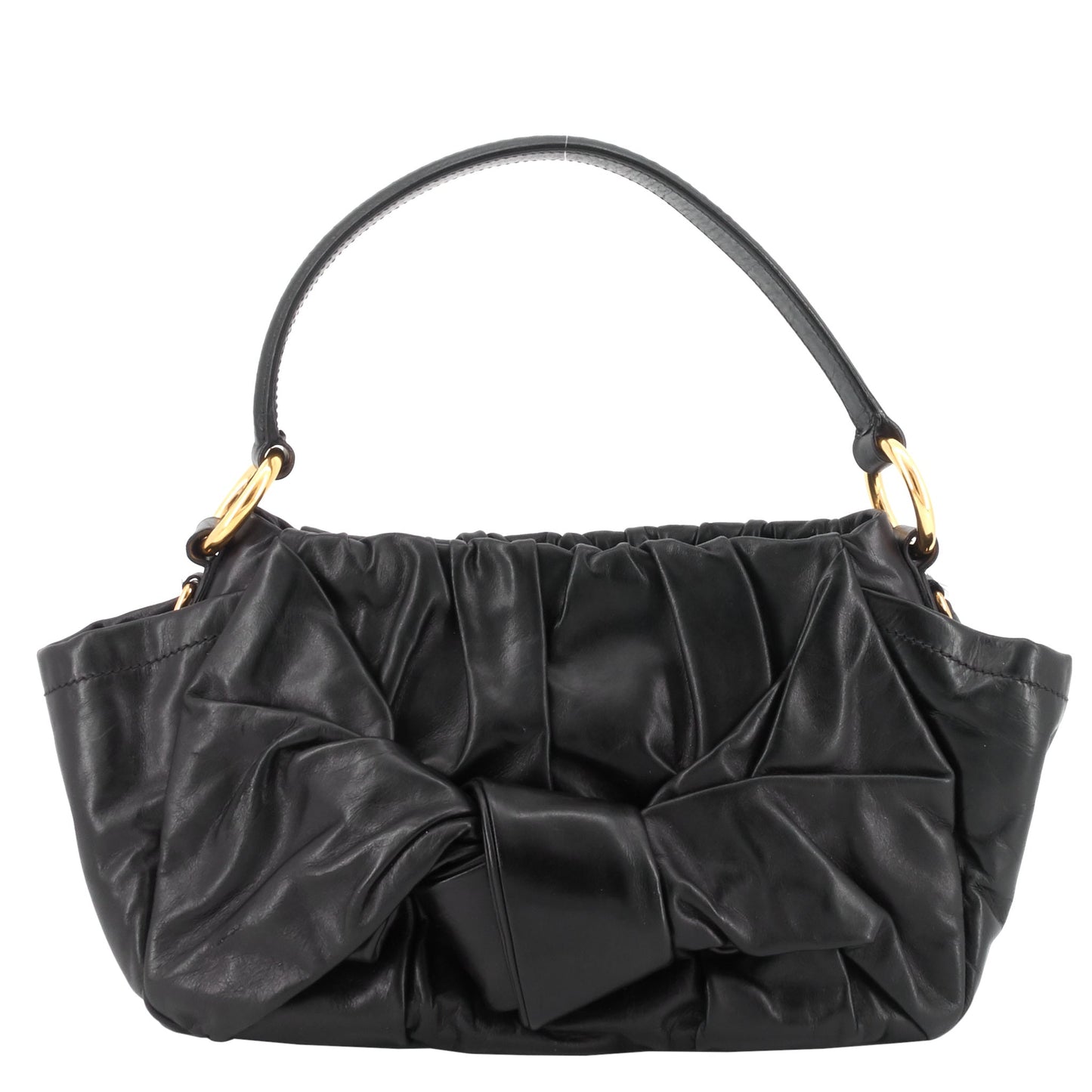 Dressy New Look Nappa Leather Shoulder Bag