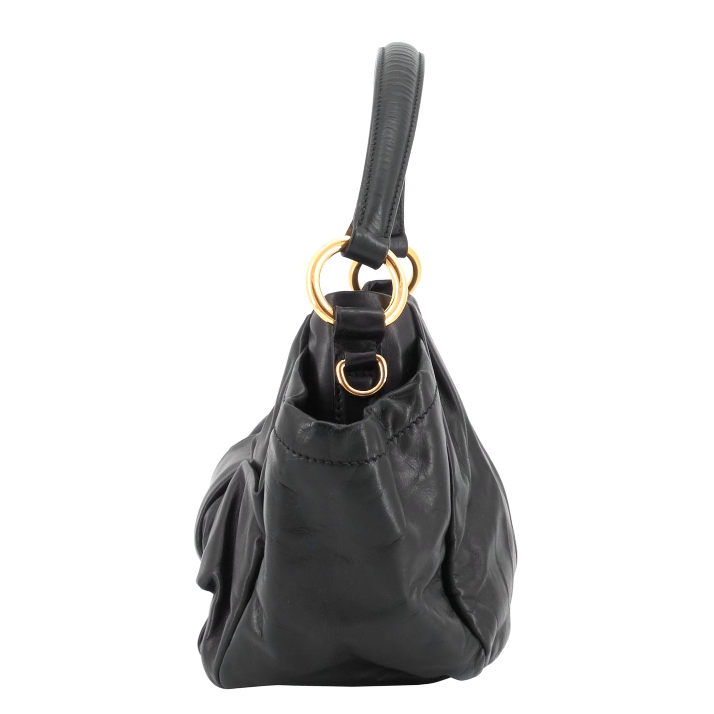 Dressy New Look Nappa Leather Shoulder Bag