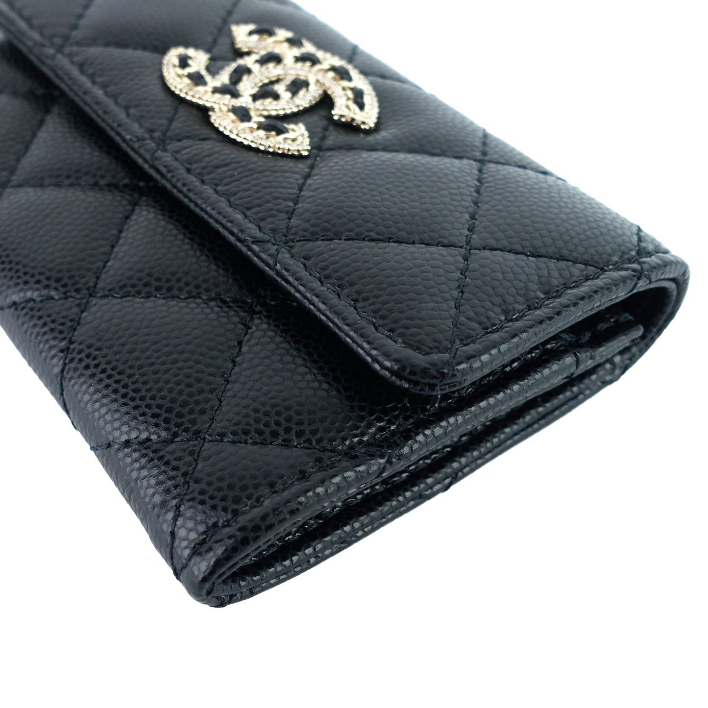 23P XL Caviar Leather Card Holder