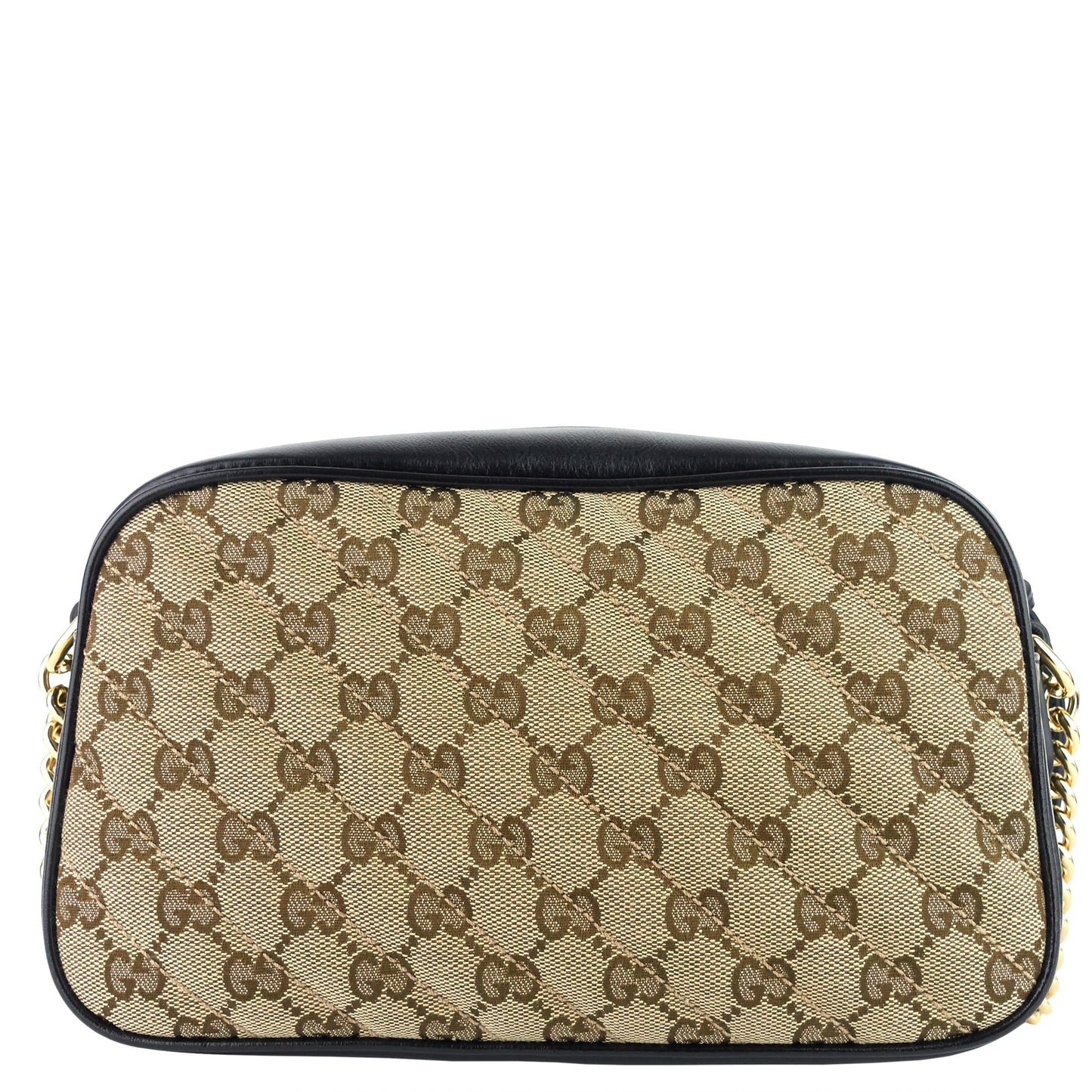 Marmont Small Monogram Canvas Chain Shoulder Bag