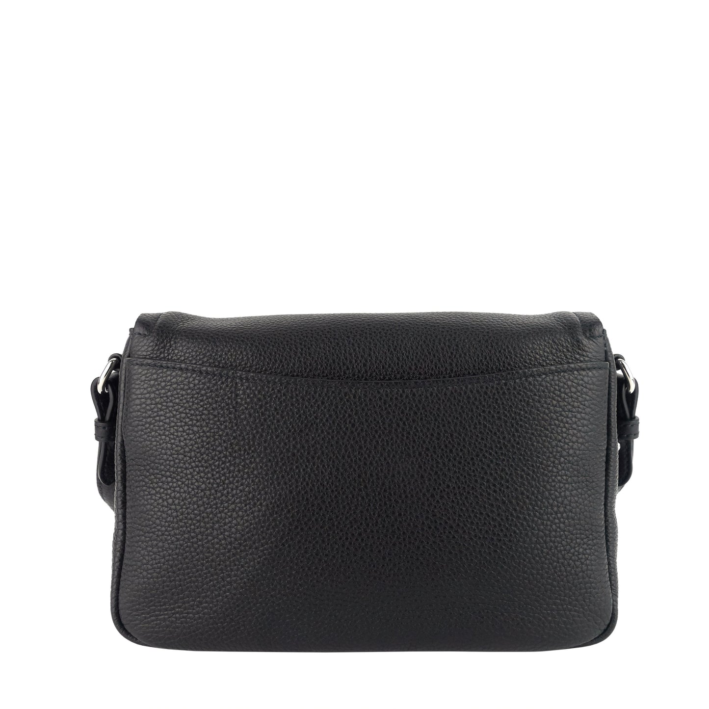 Vitello Daino Leather Flap Shoulder Bag