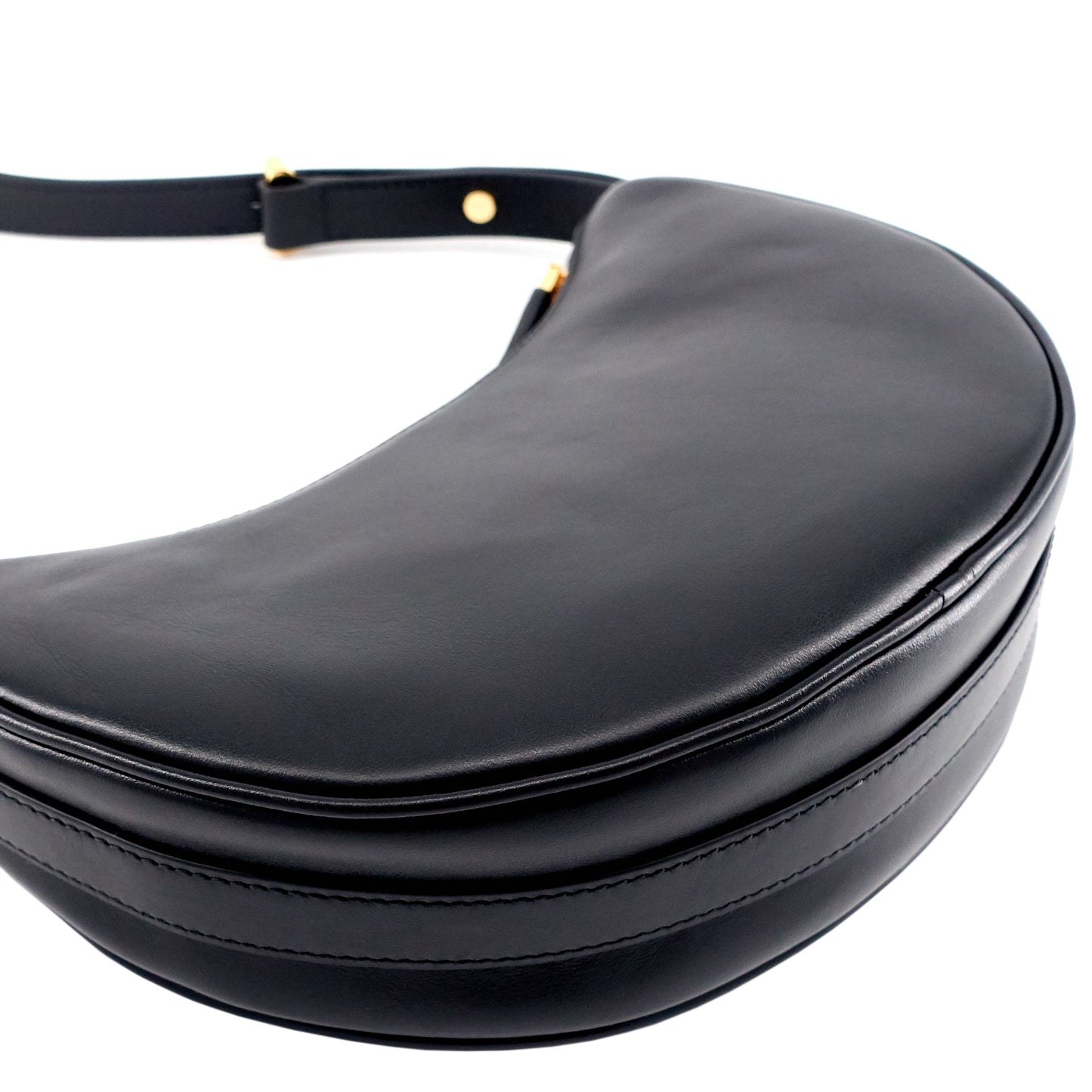 Arqué Calfskin Leather Shoulder Bag