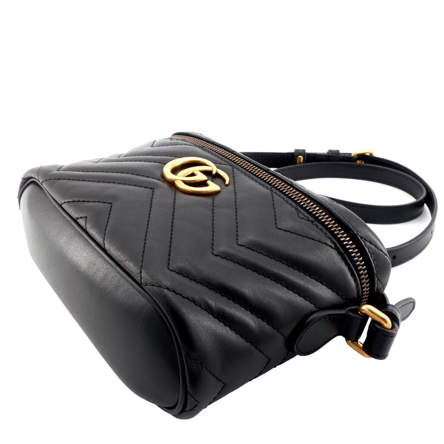 GG Marmont Mini Vanity Leather Crossbody Bag