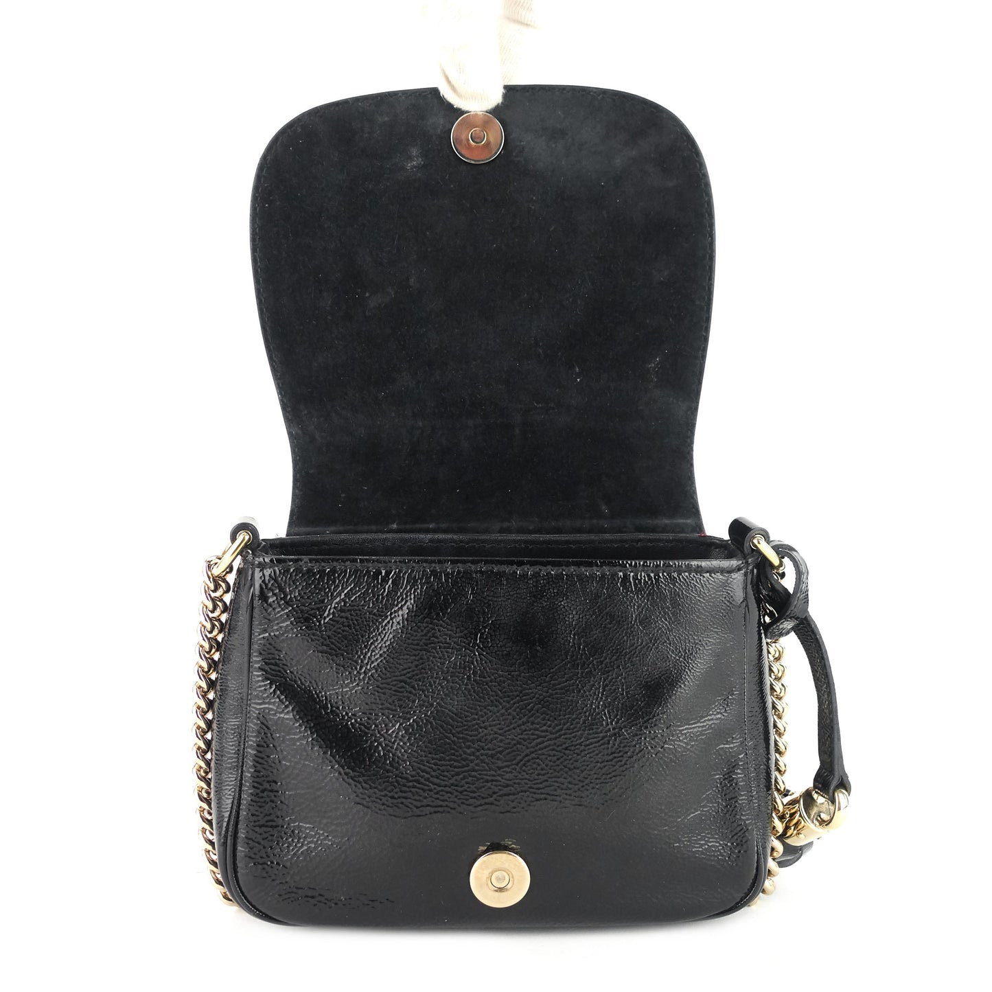 Soho Patent Leather Chain Crossbody Bag