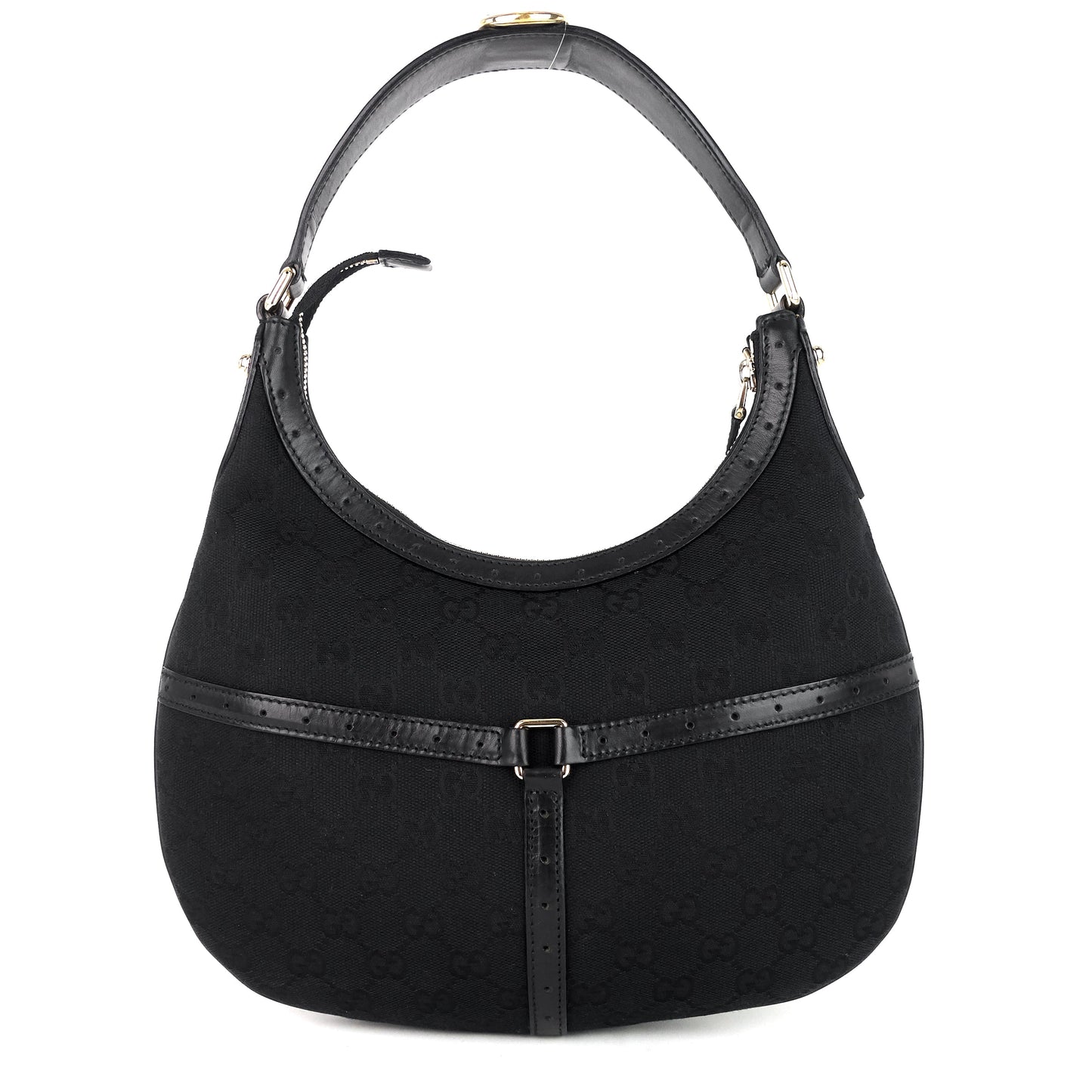 Web Reins GG Canvas Hobo Bag