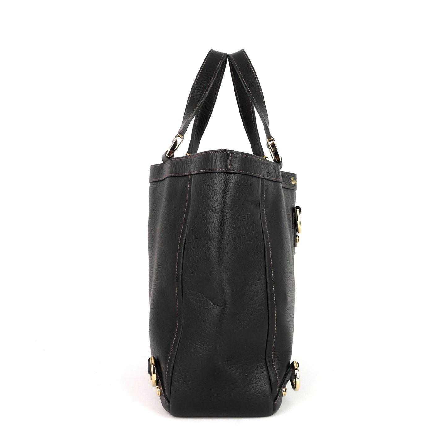 Abbey D-Ring Leather Tote Bag