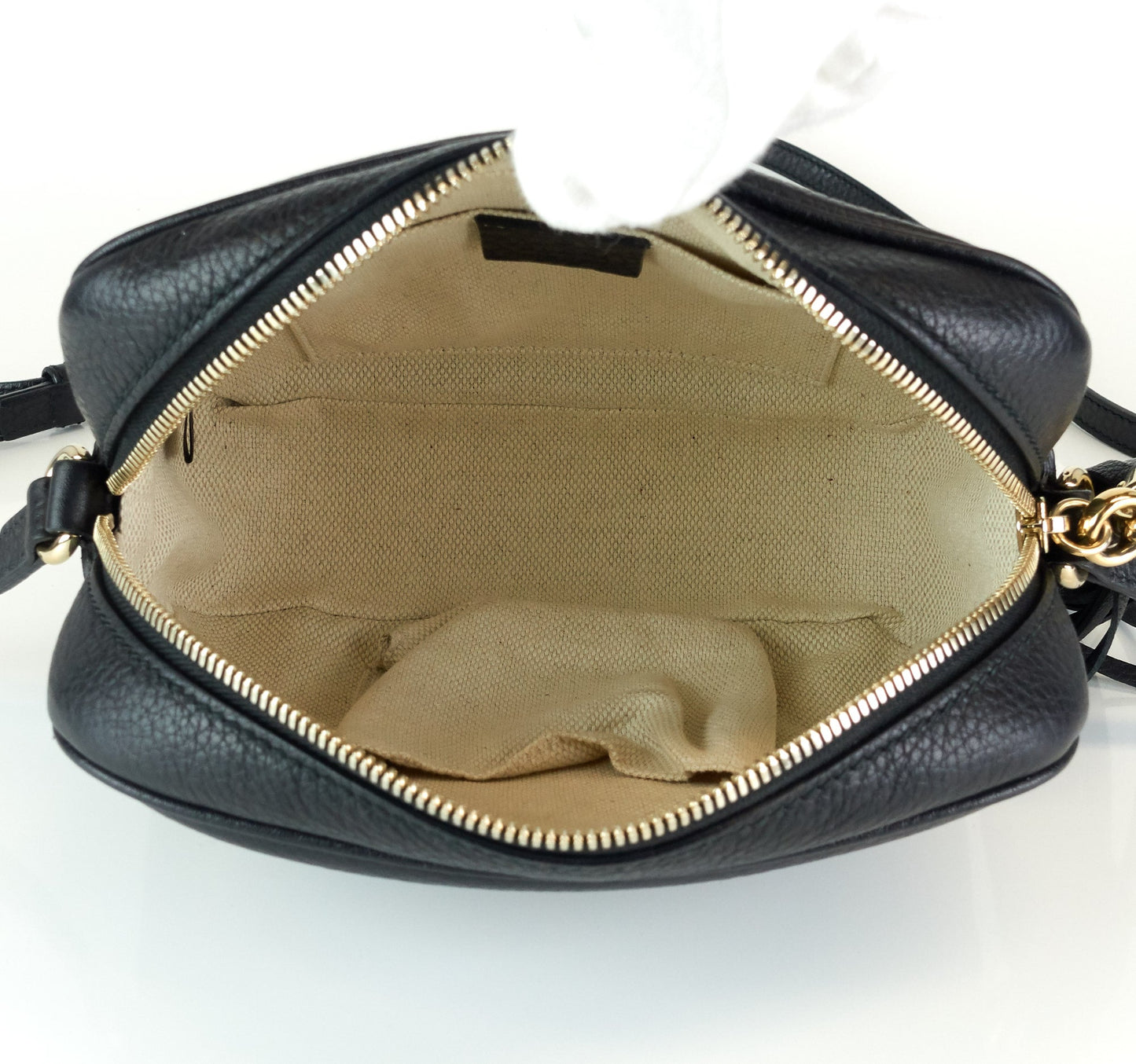 Soho Disco Calf Leather Small Crossbody Bag