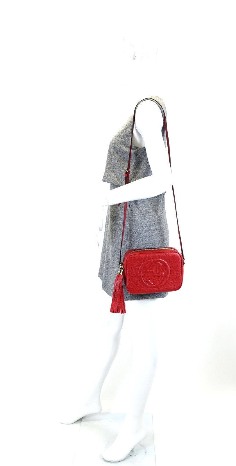 Soho Disco Grained Leather Small Crossbody Bag