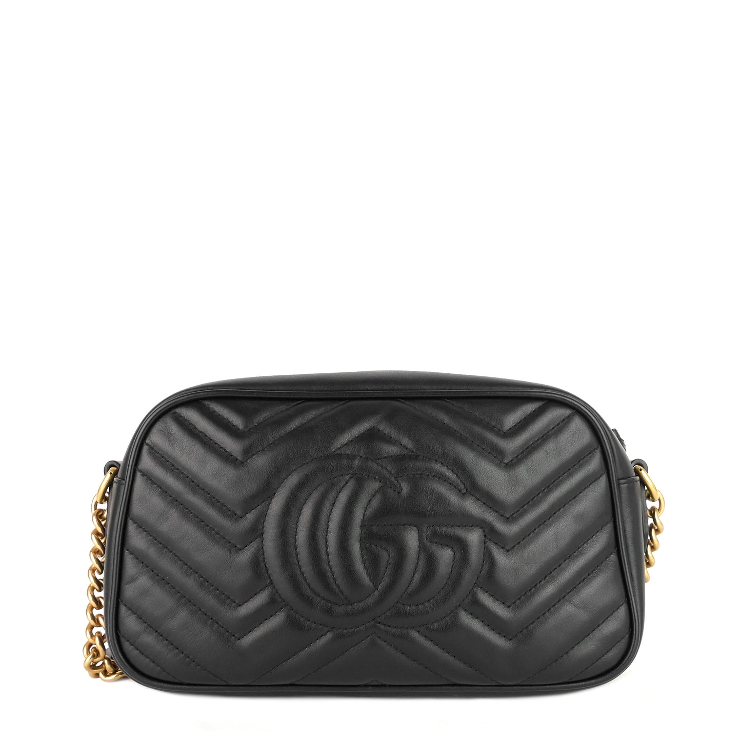 GG Marmont Small Matelassé Calfskin Shoulder Bag